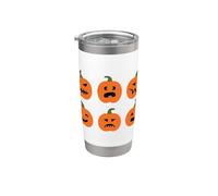 Disfraz de calabaza I Monster Ghost Halloween Party Vaso térmico de acero inoxidable de doble pared