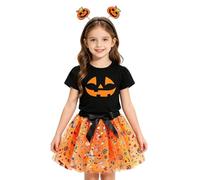 Disfraz de calabaza para niños, disfraz de cuento de hadas, traje de fiesta de 3 a 10 años
