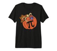 Disfraz de Calabaza Pi Matemáticas Halloween Día de Acción de Gracias Camiseta Premium