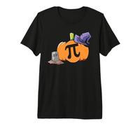 Disfraz de Calabaza Pi Matemáticas Halloween Día de Acción de Gracias Camiseta Premium