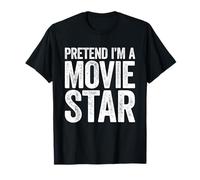 Disfraz de Camiseta de Estrella de Cine para Adultos, Hombres, Mujeres y niños Camiseta