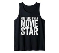 Disfraz de Camiseta de Estrella de Cine para Adultos, Hombres, Mujeres y niños Camiseta sin Mangas