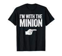Disfraz de Camiseta de Minion con Texto en inglés I'm with The Minion Camiseta
