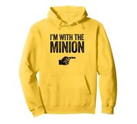 Disfraz de Camiseta de Minion con Texto en inglés I'm with The Minion Sudadera con Capucha