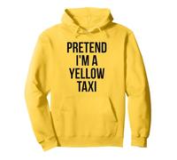 Disfraz de Camiseta de Taxi Amarillo para Halloween Sudadera con Capucha