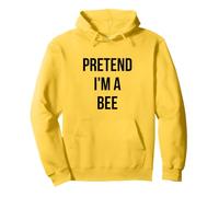 Disfraz de Camiseta para Adulto de Pretend I'm a Bee Amarilla Sudadera con Capucha