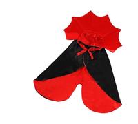 Disfraz de capa de vampiros para mascotas de Halloween para perros pequeños a grandes, corbata ajustable, capa punk, traje de fiesta de vacaciones, ropa de Halloween