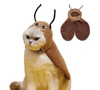 Disfraz de Capa para Perro,Capa de Gato Halloween con Diseño de Cucaracha - Material Suave e Hipoaergénico para Cosplay de Mascotas en Fotos y Redes Sociales