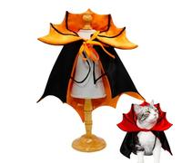 Disfraz de capa para perro, gato, vampiro, diablo, disfraz de Halloween para gatos pequeños, perros, Halloween, fiesta, mascotas, cosplay