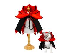 Disfraz de capa para perro, gato, vampiro, diablo, disfraz de Halloween para gatos pequeños, perros, Halloween, fiesta, mascotas, cosplay