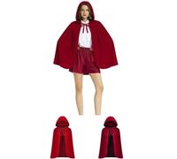 Disfraz de Caperucita Roja para mujer, vestido de fiesta, de terciopelo, capa roja con capucha y ribete de encaje, dulce y juguetón, moderno para Halloween, carnaval, cosplay, adultos, mujeres, niñas