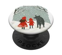 Disfraz de Caperucita Roja para un viaje mágico PopSockets PopGrip Adhesivo