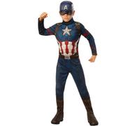 Disfraz De Capitán América Para Niños HS Marvel Avengers Endgame Superhéroe