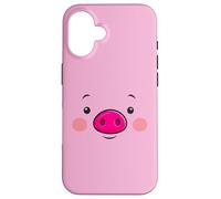Disfraz de Cara de Cerdo para Adultos, niños, Hombres y Mujeres Carcasa para iPhone 16