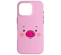 Disfraz de Cara de Cerdo para Adultos, niños, Hombres y Mujeres Carcasa para iPhone 16 Pro