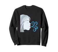 Disfraz de Cara Que sopla el Viento Sudadera