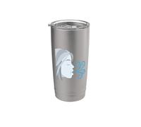 Disfraz de cara que sopla el viento Vaso térmico de acero inoxidable de doble pared