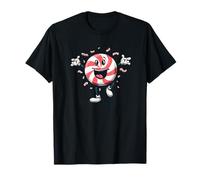 Disfraz de Caramelo de Navidad de Menta Feliz Camiseta