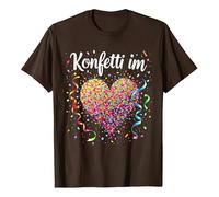 Disfraz de carnaval con mangas de confeti en forma de corazón#Z