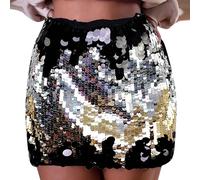 Disfraz de carnaval para mujer, falda midi de lentejuelas para mujer, falda rosa, falda negra, falda blanca para mujer, falda tutú para niñas, gris, M