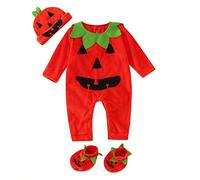 Disfraz De Carnaval Para NiñOs NiñA PequeñO Halloween Calabaza Traje Ropa Bodies Bebe NiñAs Y Conjuntos BebéS Recien Nacido