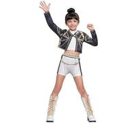 Disfraz de cazador de demonios para Halloween, de Rumi, de Mira, de Zoey Cosplay K-pop Cantante Disfraces Halloween Cumpleaños Carneval Espectáculo de Música Pop para Niña