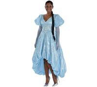 Disfraz de Cenicienta de Ciudad de Fiesta para Mujer - Disney Descendants 4 El ascenso de rojo incluye vestido y guantes - Disfraces para Halloween, fiestas de cumpleaños y eventos temáticos. Talla XL