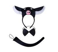 Disfraz de cerdito de cerdito para Halloween, accesorios para niños, niñas, cosplay, cumpleaños, Navidad, Halloween