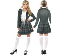 Disfraz De Chica Escolar Preppy Para Damas Tallas 8-18