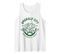 Disfraz de Ciclista de la Ciudad Esmeralda del Mago de Oz para Halloween Camiseta sin Mangas