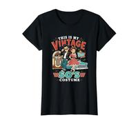 Disfraz de Coche This Is My Vintage de los años 50, Estilo Rockabilly Diner Camiseta gráfica económica, Mujer, Negro, XL