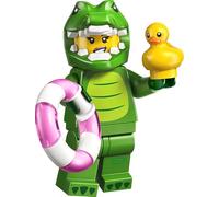 Disfraz de cocodrilo de Lego - Minifiguras serie 28 animales, minifigura individual (Lego 71050)