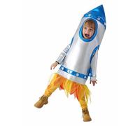 Disfraz De Cohete para Niños, Disfraz De Piloto Infantil De Astronauta Cosplay Ropa para Halloween Carnaval Nave Espacial Traje De Vestir para Niños Y Niñas, S-XL Carnavales Representaciones Teatrales