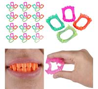 Disfraz de colmillos de ne n para Halloween de The Dreidel Company, divertido juego de simulaci n, decoraci n, paquete de 48