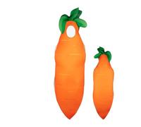 Disfraz de comida divertida genérica - 70,65 pulgadas Fun Carrot Cosplay | Easter Halloween Food Theme Party Disfraz | Vegetable Performance Costumes For Children Adults. Poliéster, 410-450