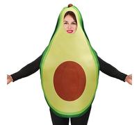 Disfraz de comida en forma de aguacate como un traje de comida para
