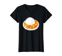 Disfraz de Comida India de Curry y arroz Camiseta gráfica económica, Mujer, Negro, M