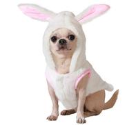 Disfraz de Conejo blanco para perro