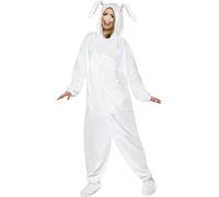 Disfraz De Conejo De Pascua Para Adultos Traje De Jumpsuit Unisex