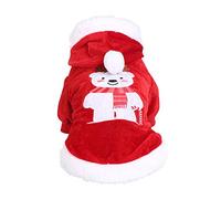 Disfraz de conejo para mascotas de Halloween, ropa gruesa de doble capa de forro polar para mascotas, bonito traje de conejo para perros pequeños y medianos, ropa cálida y suave para mascotas, varios