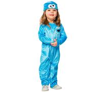 Disfraz De Cookie Monster Para Niños De Sesame Street