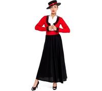 Disfraz de Cordobesa para Mujer, Chaqueta Camisa Falda Cinturón, S