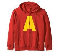 Disfraz de Cosplay de Halloween a Juego con Letra A Sudadera con Capucha