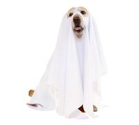 Disfraz de cosplay para perro, capa fantasma de Halloween, disfraz de perro de terror, disfraz de perro fantasma de Halloween, decoración de suministros para mascotas, disfraz de transformación