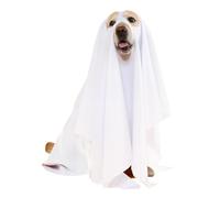 Disfraz de cosplay para perro, disfraz de perro de terror, linda ropa de vestir para mascotas, disfraz divertido y espeluznante, capa gótica transpirable de Halloween para paseos al aire libre,