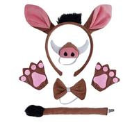 Disfraz de cosplay - Ropa, juego de diadema de animal, suave | accesorio de vestido imaginativo, diadema de disfraz de para niños y niñas, juego de pretensión, de regalo, reunión