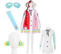 Disfraz de Cosplay UTA Outfit rol Anime, Juego Completo Vestidos Plano Auriculares Peluca Chaqueta, Ropa Vacaciones Del Festival, Carnaval Escenario, Fiestas Películas Temáticas Wear For Women Girls