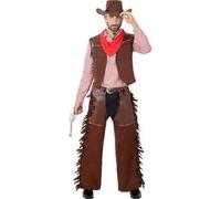 Disfraz de cowboy pistolero hombre L-XL