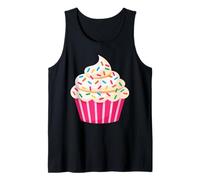 Disfraz de Cupcake para Adultos, Hombres, Mujeres y niños Camiseta sin Mangas
