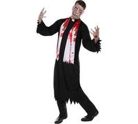 Disfraz de cura zombie hombre XL